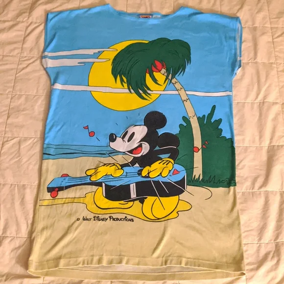 Vintage Mickey & Minnie Mouse long shirt - Picture 4 of 6